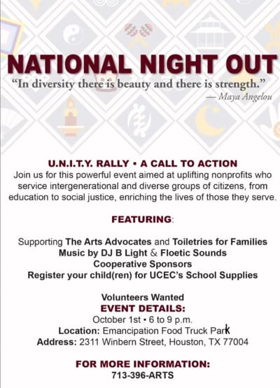 National Night Out: U.N.I.T.Y Rally