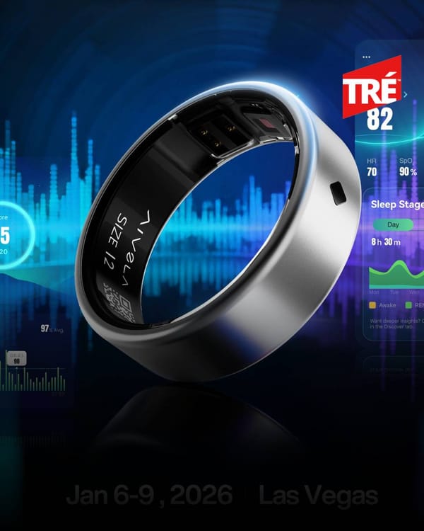 Aivela Ring Pro: Always-On Health Tracking Smart Ring with Precision Biometrics and IoT Smart Home Integration